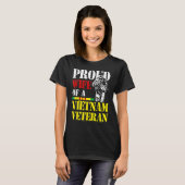 Veteranenvrouw uit Vietnam T-shirt (Voorkant volledig)