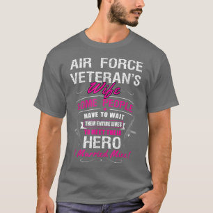 Veteranenvrouw van de luchtmacht t-shirt