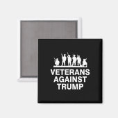 Veterans Against Trump  Magneet (Voorkant / Achterkant)