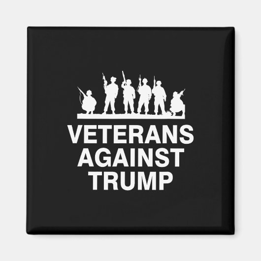 Veterans Against Trump  Magneet (Voorkant)