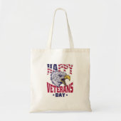 Veterans Dag Eagle Bird Tote Bag (Voorkant)