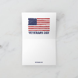 Veterans Dag & Morse Code Bedankkaart