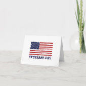 Veterans Dag & Morse Code Bedankkaart (Voorkant)