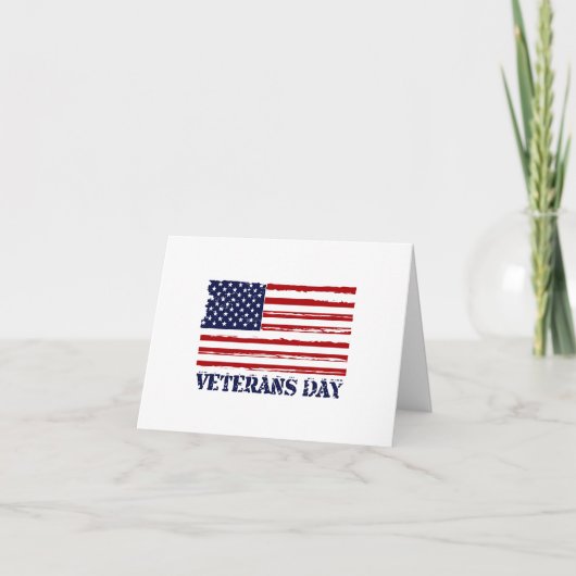 Veterans Dag & Morse Code Bedankkaart (Voorkant)