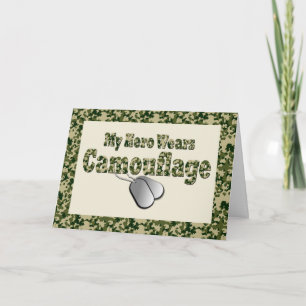Veterans Dag wenskaart voor een speciale held Bedankkaart