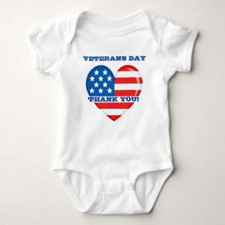 Veterans Day Baby Jersey Bodysuit