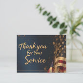 Veterans Day Briefkaart (Staand voorkant)