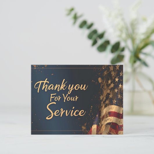 Veterans Day Briefkaart (Staand voorkant)