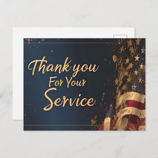 Veterans Day Briefkaart (Voorkant / Achterkant)