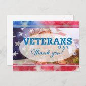 Veterans Day Briefkaart (Voorkant / Achterkant)