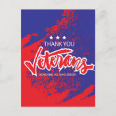 Veterans Day Briefkaart (Voorkant)