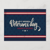 Veterans Day Briefkaart (Voorkant)