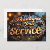 Veterans Day Briefkaart (Voorkant / Achterkant)