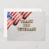 Veterans Day Briefkaart (Voorkant / Achterkant)