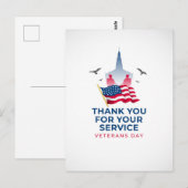 Veterans Day Briefkaart (Voorkant / Achterkant)