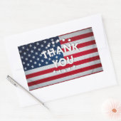 Veterans Day Briefkaart Rechthoekige Sticker (Envelop)