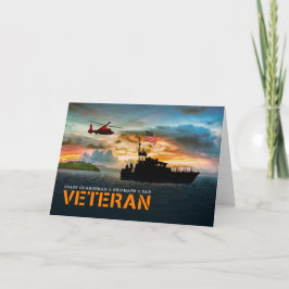 Veterans Day Coast Guardsman Feestdagen Kaart