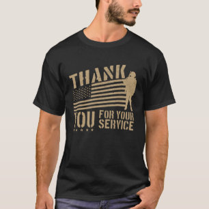 Veterans Day - Dank u Veterans USA Flag Memoria T-shirt