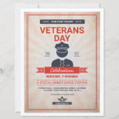 Veterans Day Invitation Flyer Sjabloon (Voorkant)
