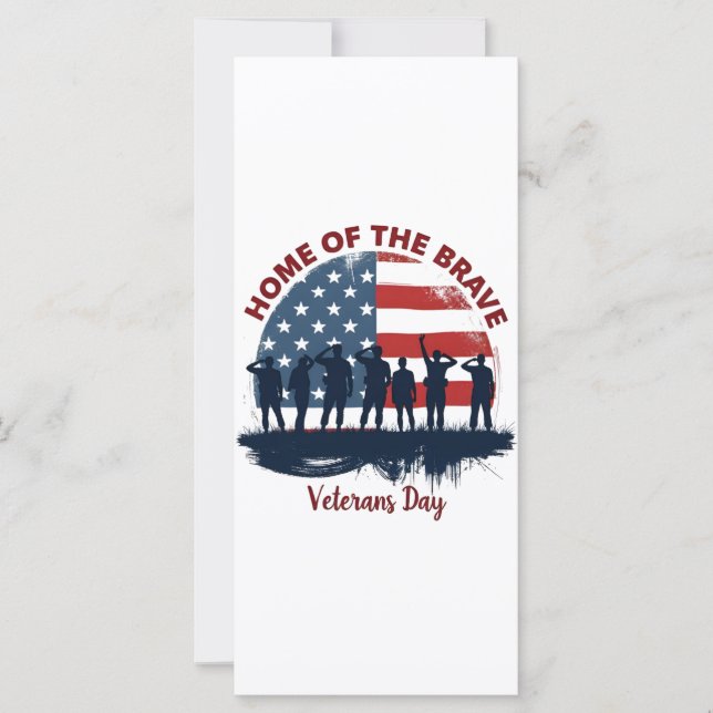 Veterans Day Patriotic Tee (Voorkant)