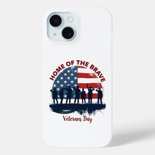 Veterans Day Patriotic Tee Case-Mate iPhone Case (Achterkant)
