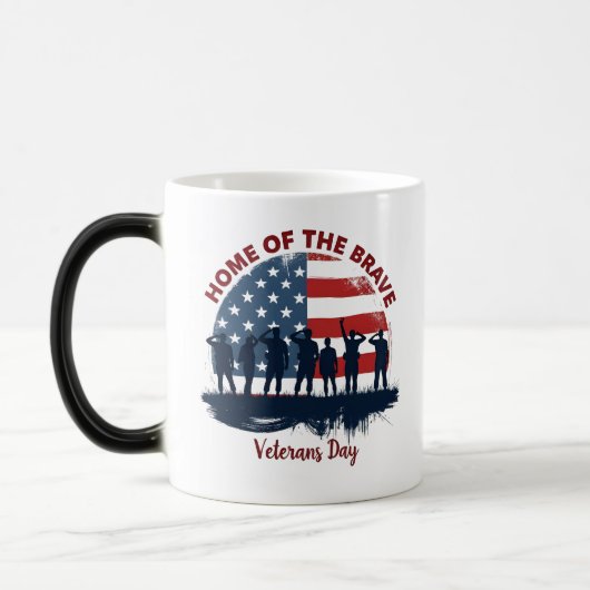 Veterans Day Patriotic Tee Magische Mok (Links)