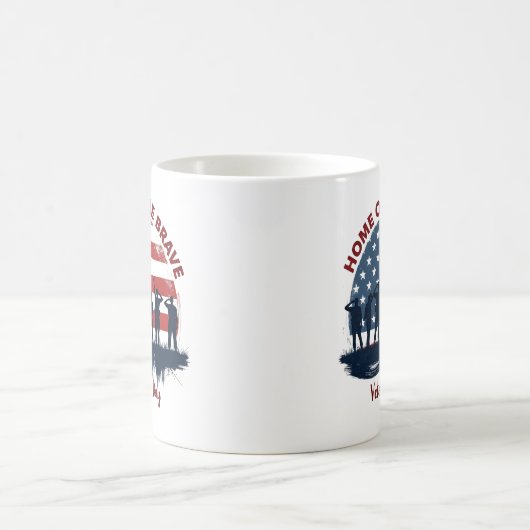 Veterans Day Patriotic Tee Magische Mok (Center)