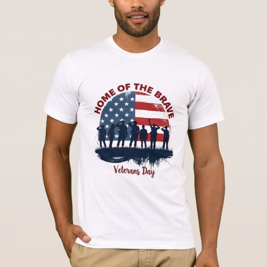 Veterans Day Patriotic Tee T-shirt (Voorkant)