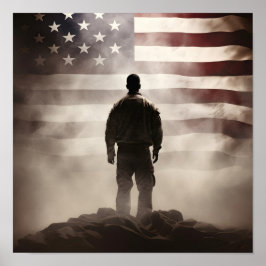 Veterans Day patriottische digitale print poster