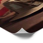 Veterans Day patriottische digitale print poster (Hoek)