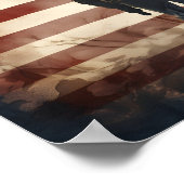 Veterans Day patriottische digitale print poster (Hoek)