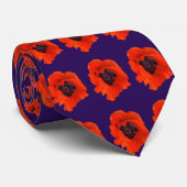 Veterans Day Poppy-Stropdas Stropdas (Opgerold)