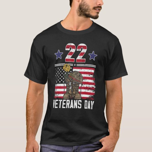 Veterans Day Proud Veteran Dad Son Papa Grandpa T-shirt (Voorkant)