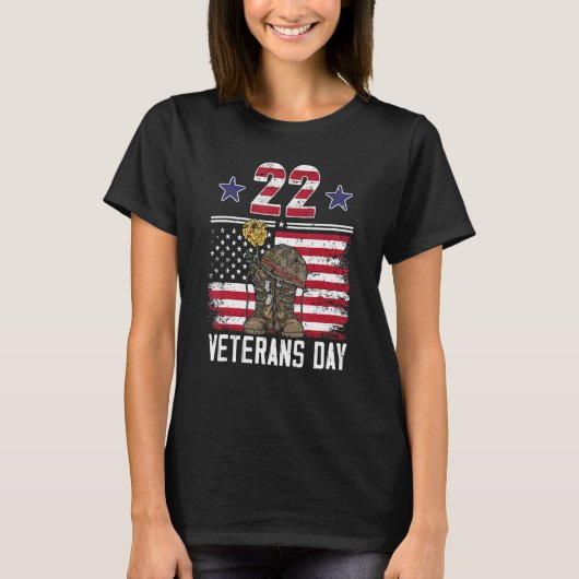 Veterans Day Proud Veteran Dad Son Papa Grandpa T-shirt (Voorkant)
