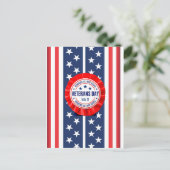 Veterans Day Rosette-Briefkaart Briefkaart (Staand voorkant)