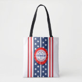 Veterans Day Rosette-Tas Tote Bag (Voorkant)