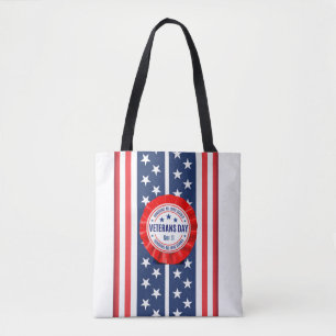 Veterans Day Rosette-Tas Tote Bag