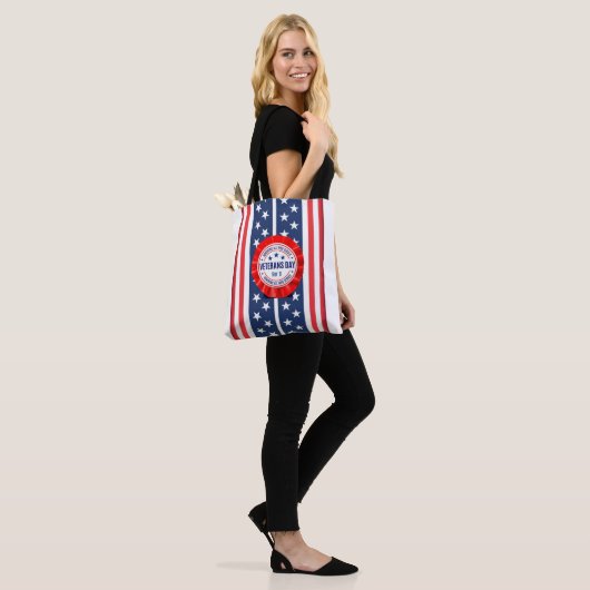 Veterans Day Rosette-Tas Tote Bag (Op model)
