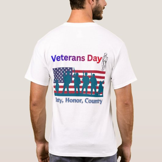 Veterans Day T-shirt (Achterkant)