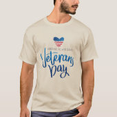 Veterans Day t-shirt usa memorial 2025 (Voorkant)