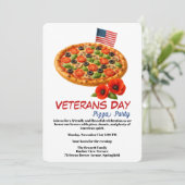 Veterans Day | Vis en friet Feestviering Kaart (Staand voorkant)