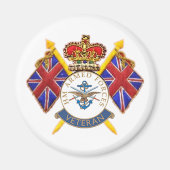 Veteran's Koelkast Magnet (Voorkant)