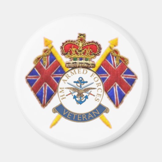 Veteran's Koelkast Magnet (Voorkant)