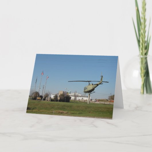 Veteran's Memorial in Grandview, Iowa Kaart (Voorkant)