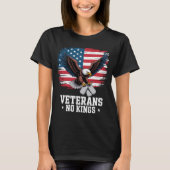 Veterans No Kings American Eagle  T-shirt (Voorkant)