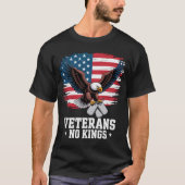 Veterans No Kings American Eagle T-shirt (Voorkant)