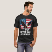 Veterans No Kings American Eagle  T-shirt (Voorkant volledig)