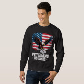 Veterans No Kings Amerikaanse Adelaar Trui (Voorkant volledig)
