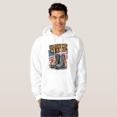 Veterans No Kings USA Flag Hoodie (Voorkant volledig)