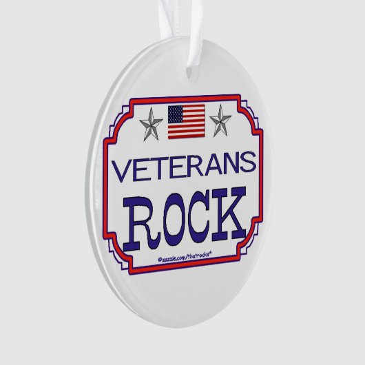 Veterans Rock Ornament (voorkant)